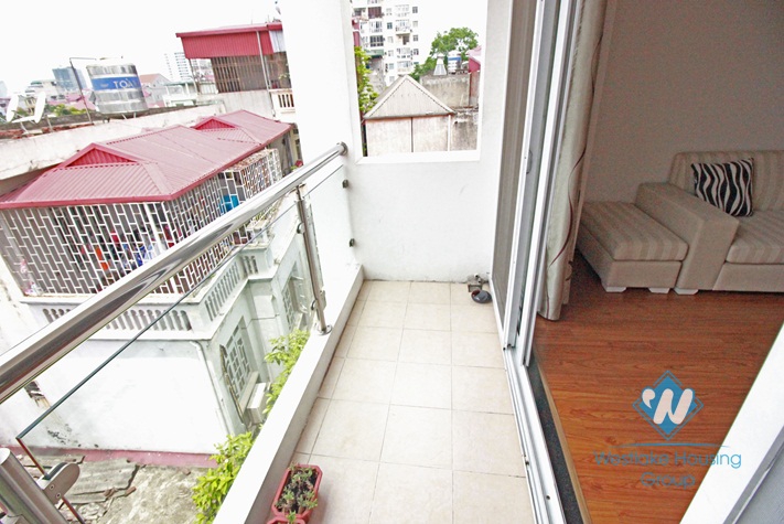 Large size apartment with 02 bedrooms for rent in Ba Dinh District, Hanoi
